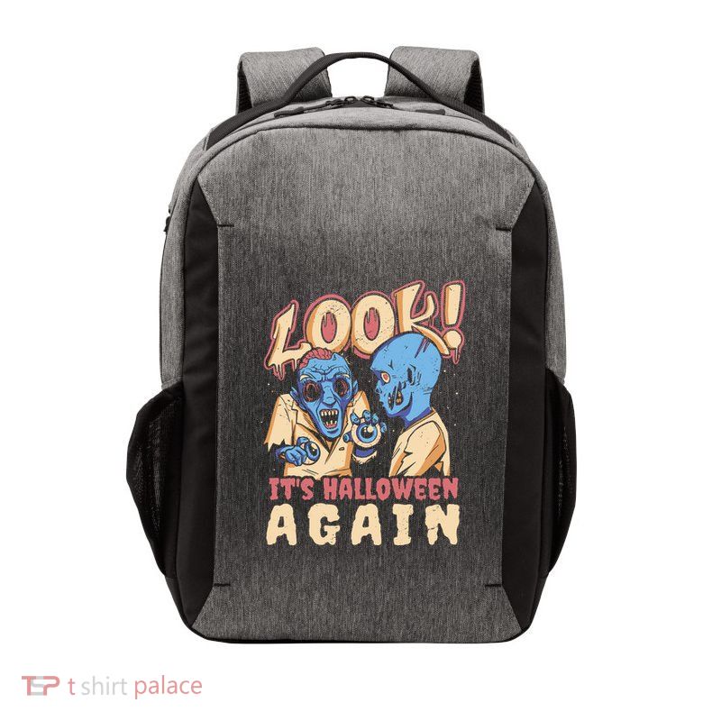 Look It's Halloween Again Vector Backpack