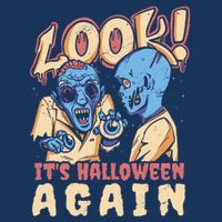 Look It's Halloween Again Drawstring Bag