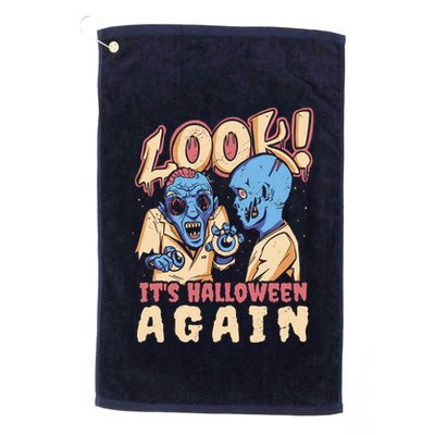 Look It's Halloween Again Golf Towel