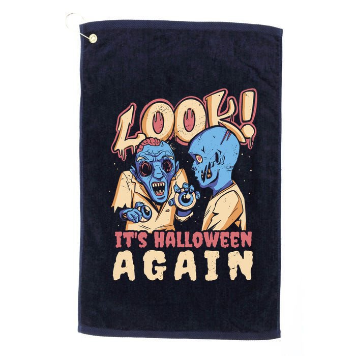 Look It's Halloween Again Golf Towel