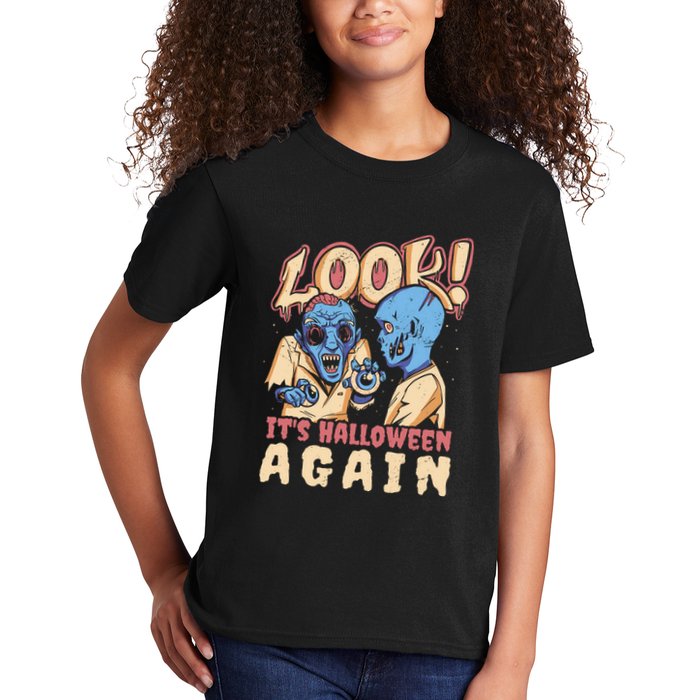 Look It's Halloween Again Kids T-Shirt