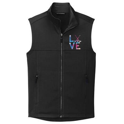 Love Ice Hockey Girls Hockey Gifts Collective Smooth Fleece Vest