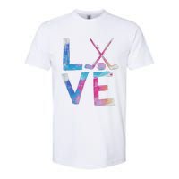 Love Ice Hockey Girls Hockey Gifts Softstyle CVC T-Shirt