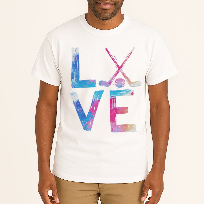 Love Ice Hockey Girls Hockey Gifts Tall T-Shirt