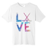 Love Ice Hockey Girls Hockey Gifts Tall Fusion ChromaSoft Performance T-Shirt