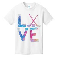 Love Ice Hockey Girls Hockey Gifts Kids T-Shirt