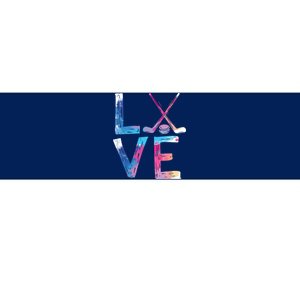 Love Ice Hockey Gifts Womens Ice Hockey Bumper Sticker