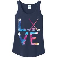 Love Ice Hockey Gifts Womens Ice Hockey Ladies Essential Tank