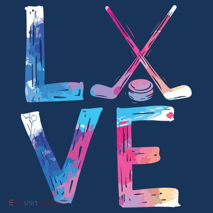 Love Ice Hockey Gifts Womens Ice Hockey Premium T-Shirt