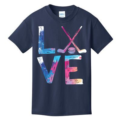 Love Ice Hockey Gifts Womens Ice Hockey Kids T-Shirt