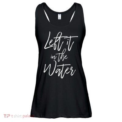 Left It In The Water Baptism Believers Baptizing Faith Ladies Essential Flowy Tank