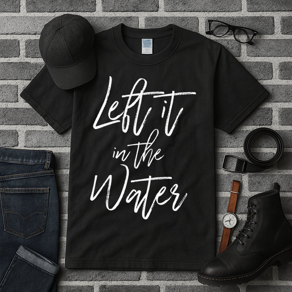 Left It In The Water Christian Faith Baptism Tall T-Shirt