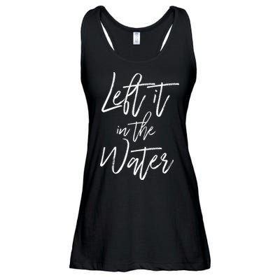 Left It In The Water Christian Faith Baptism Ladies Essential Flowy Tank