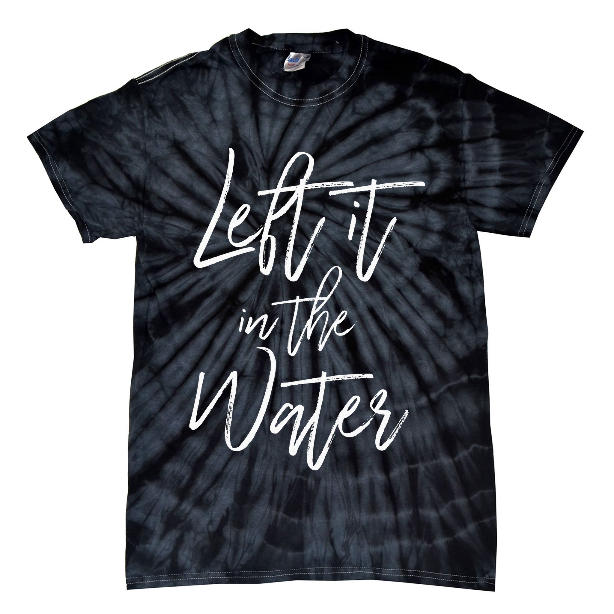 Left It In The Water Christian Faith Baptism Tie-Dye T-Shirt