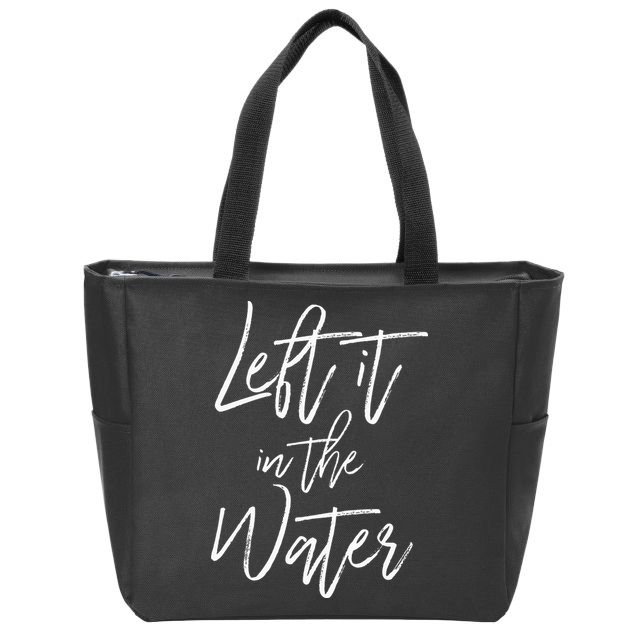 Left It In The Water Christian Faith Baptism Zip Tote Bag