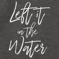 Left It In The Water Christian Faith Baptism Vector Backpack