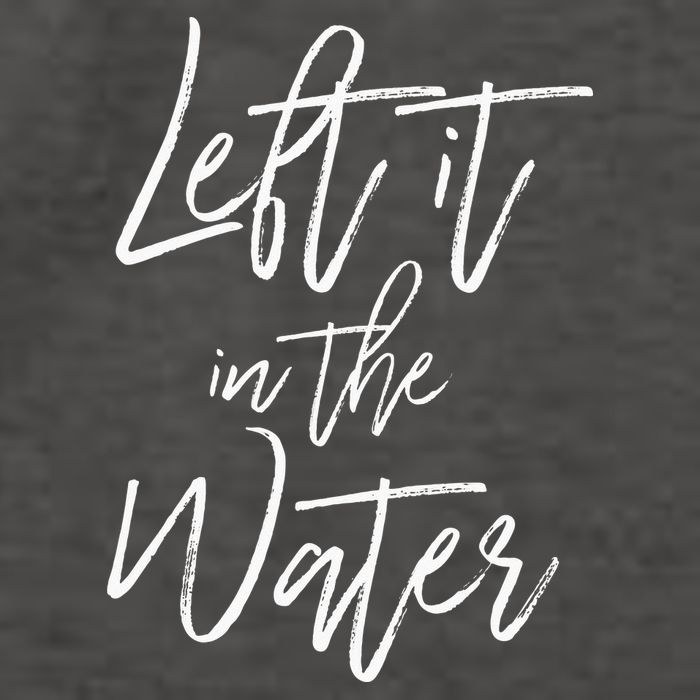 Left It In The Water Christian Faith Baptism Vector Backpack