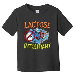 Lactose Intolerant Ironic Sarcastic Funny Humor Cringe Meme Toddler T-Shirt