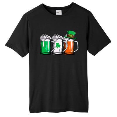 Leprechaun Irish Ireland Flag Beer St Patricks Day Tall Fusion ChromaSoft Performance T-Shirt