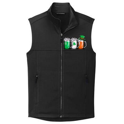 Leprechaun Irish Ireland Flag Beer St Patricks Day Collective Smooth Fleece Vest