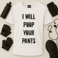 Lucca International I Will Poop Your Pants Cooling Performance Crew T-Shirt