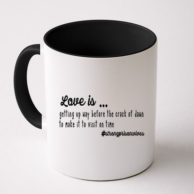 Love Is Item For Prison Wives Gift Mug