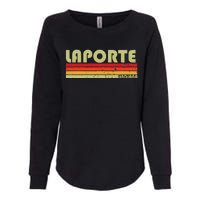 Laporte In Indiana Funny City Home Roots Womens California Wash Sweatshirt