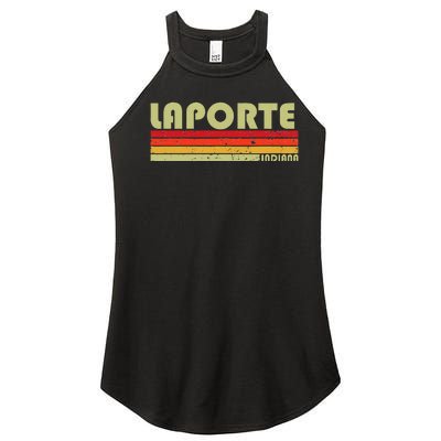 Laporte In Indiana Funny City Home Roots Women's Perfect Tri Rocker Tank