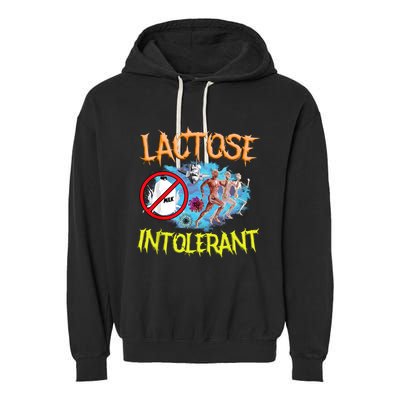 Lactose Intolerant Ironic Sarcastic Funny Humor Cringe Meme Garment-Dyed Fleece Hoodie