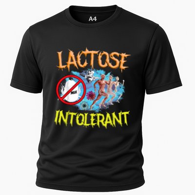 Lactose Intolerant Ironic Sarcastic Funny Humor Cringe Meme Performance Shirt
