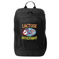 Lactose Intolerant Ironic Sarcastic Funny Humor Cringe Meme City Backpack