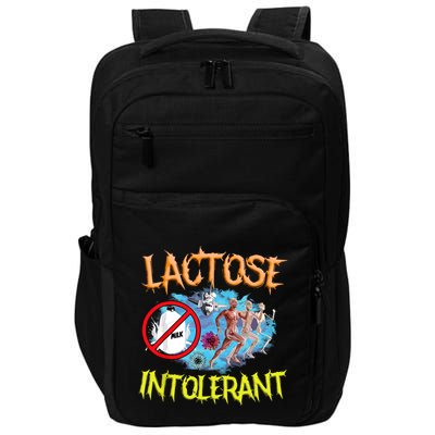 Lactose Intolerant Ironic Sarcastic Funny Humor Cringe Meme Impact Tech Backpack