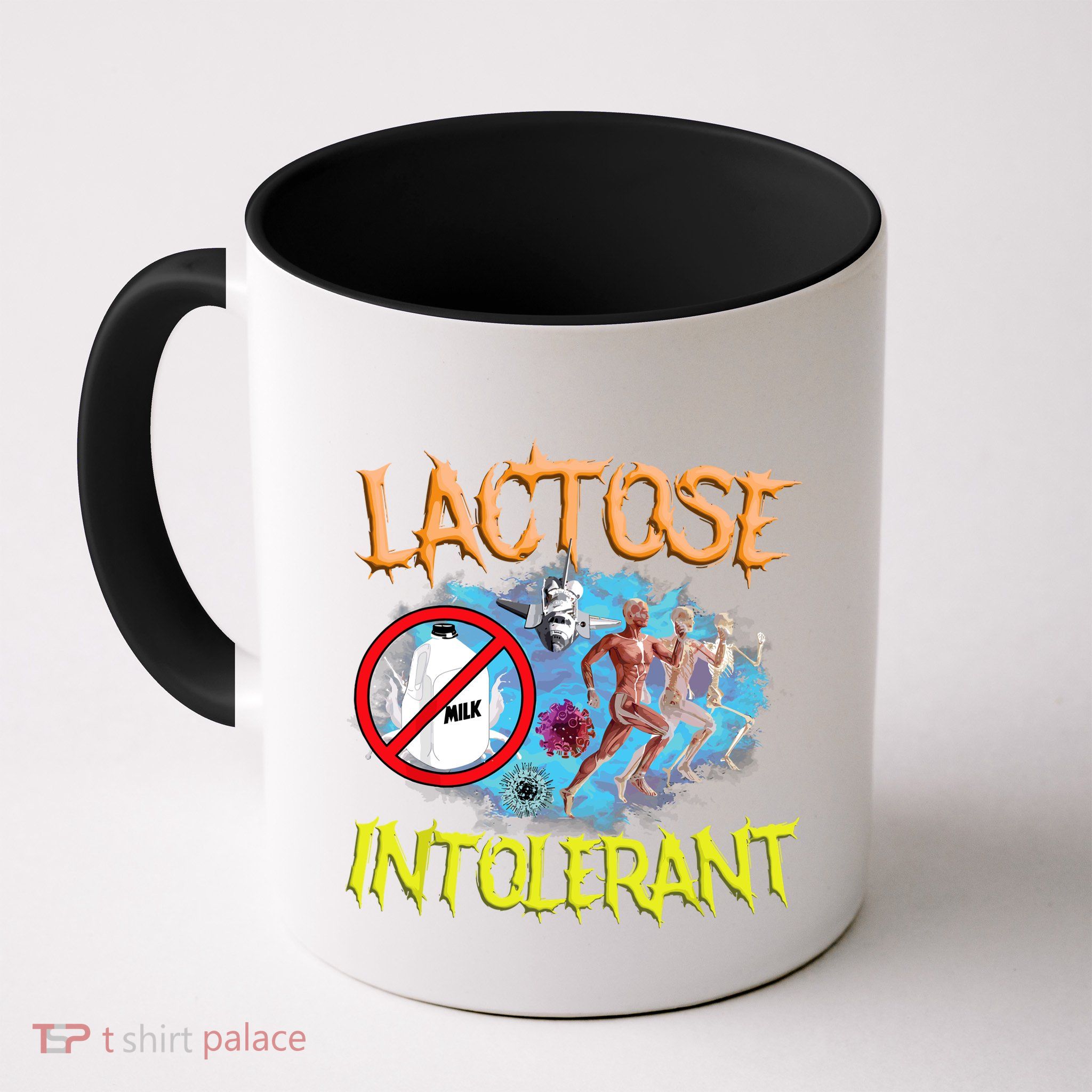 Lactose Intolerant Ironic Sarcastic Funny Humor Cringe Meme Mug
