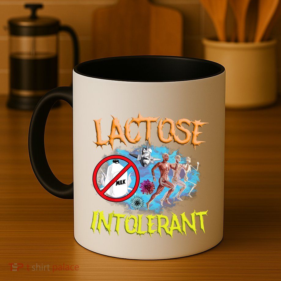 Lactose Intolerant Ironic Sarcastic Funny Humor Cringe Meme Mug