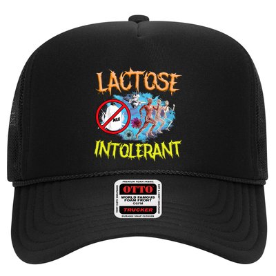 Lactose Intolerant Ironic Sarcastic Funny Humor Cringe Meme Trucker Hat