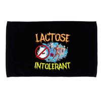 Lactose Intolerant Ironic Sarcastic Funny Humor Cringe Meme Microfiber Hand Towel