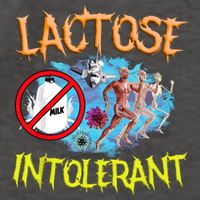 Lactose Intolerant Ironic Sarcastic Funny Humor Cringe Meme Vector Backpack