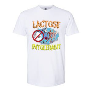 Lactose Intolerant Ironic Sarcastic Funny Humor Cringe Meme Softstyle CVC T-Shirt