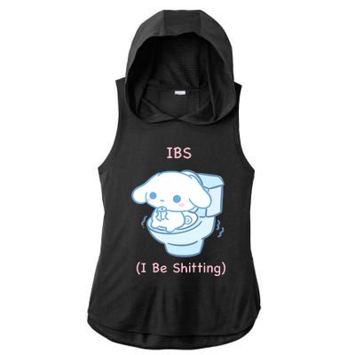 Limited Ibs I Be Shitting Ladies PosiCharge Tri-Blend Wicking Draft Hoodie Tank