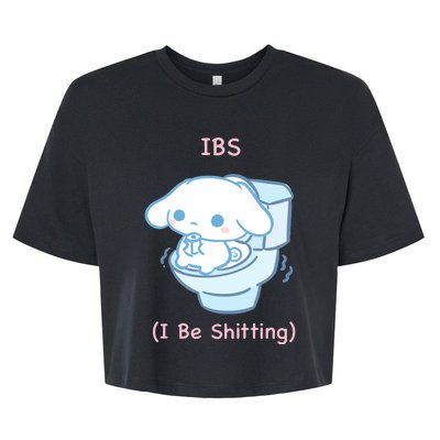 Limited Ibs I Be Shitting Bella+Canvas Jersey Crop Tee