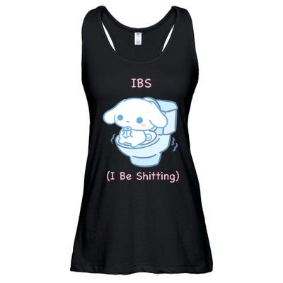 Limited Ibs I Be Shitting Ladies Essential Flowy Tank