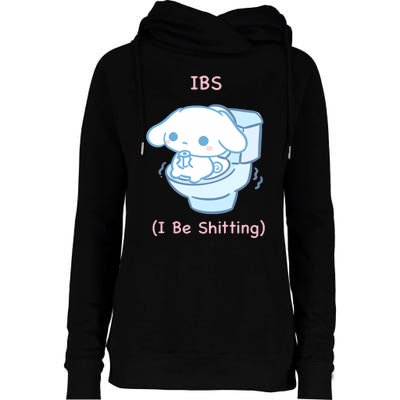 Limited Ibs I Be Shitting Womens Funnel Neck Pullover Hood