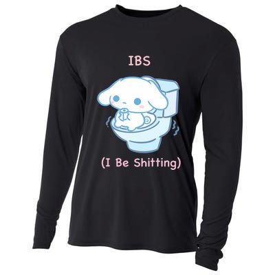 Limited Ibs I Be Shitting Cooling Performance Long Sleeve Crew