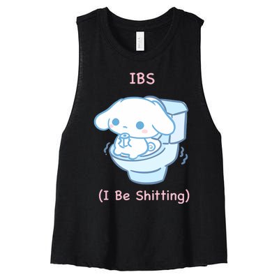 Limited Ibs I Be Shitting Women's Racerback Cropped Tank