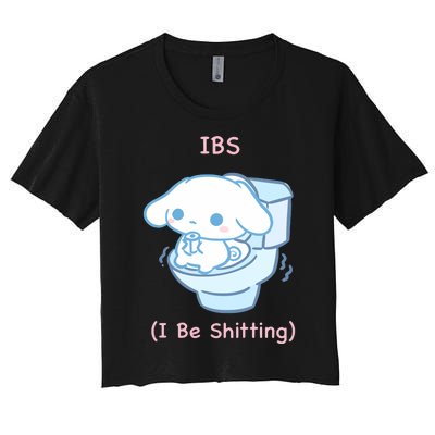 Limited Ibs I Be Shitting Women's Crop Top Tee