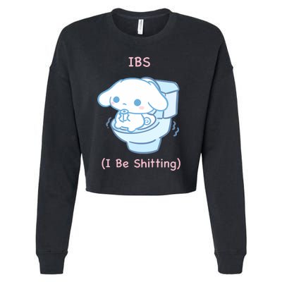 Limited Ibs I Be Shitting Cropped Pullover Crew