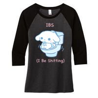 Limited Ibs I Be Shitting Women's Tri-Blend 3/4-Sleeve Raglan Shirt