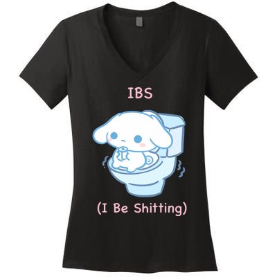 Limited Ibs I Be Shitting Women's V-Neck T-Shirt