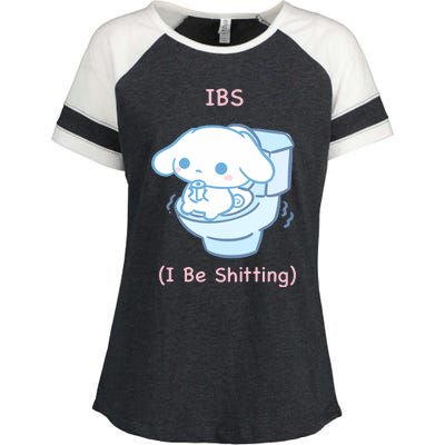 Limited Ibs I Be Shitting Enza Ladies Jersey Colorblock Tee