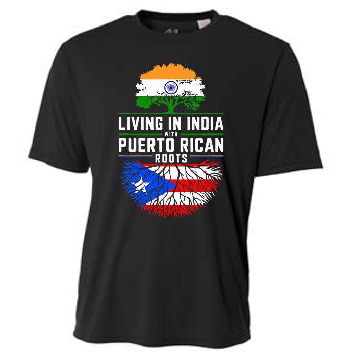 Living In India With Puerto Rican Roots Puerto Rican Grown Cooling Performance Crew T-Shirt